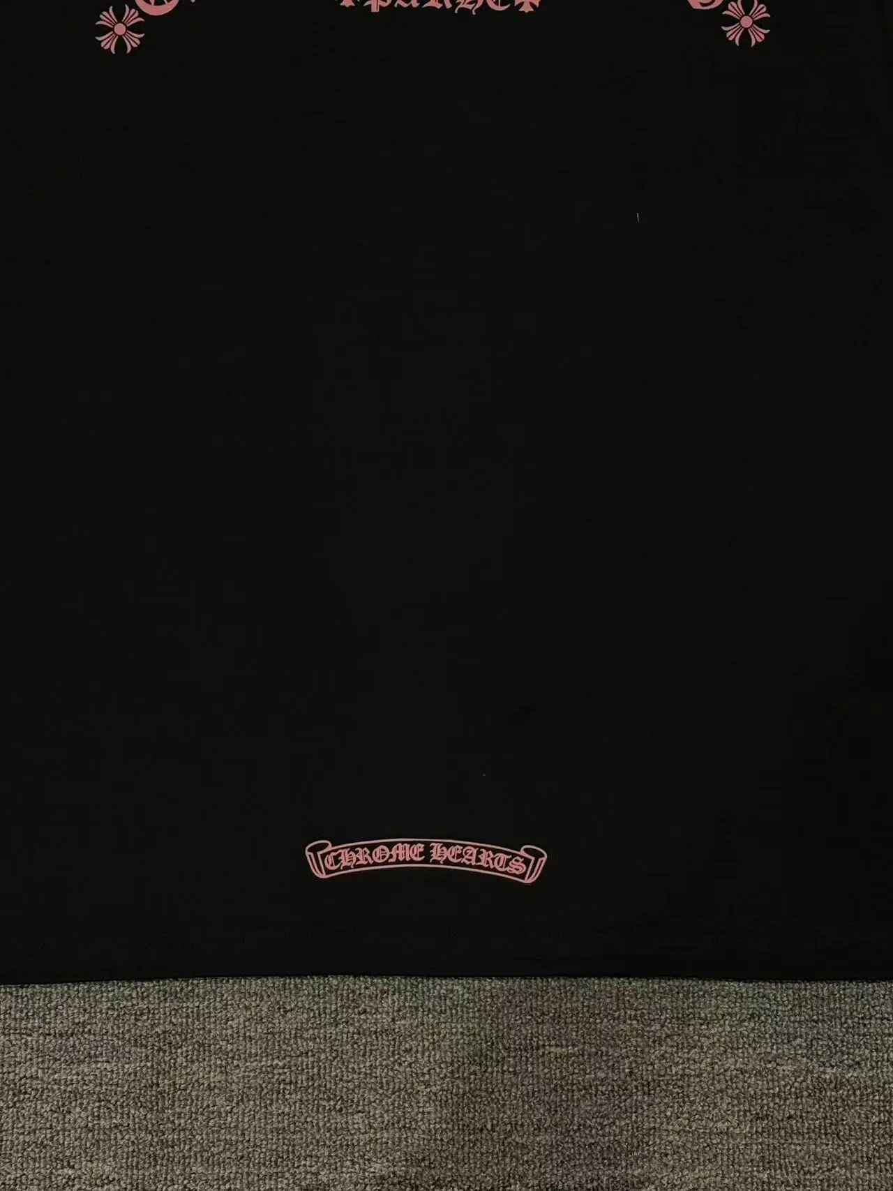 （ ） :YH 007 CH LOGO 1:1 Same Style 32 Breathable 1x 1 oversize 1:1 :White Black Size:S-XL